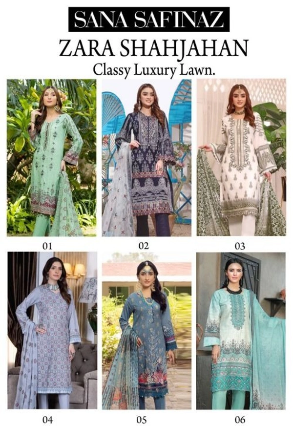 ZARA SHAHJAHAN (6PCS SET )
