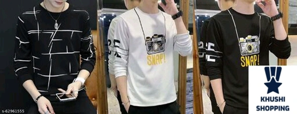 Tshirt For Man - black white yellow, all