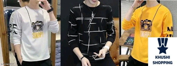 Tshirt For Man - black white yellow, all