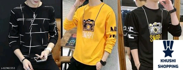 Tshirt For Man - black white yellow, all