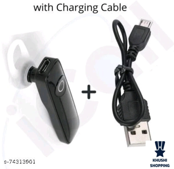 Airphon Blutooth&charger Lead - black, 12"