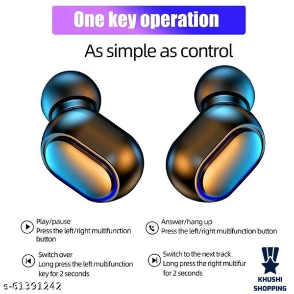 Blutooth airphon& Airbuds - black , all