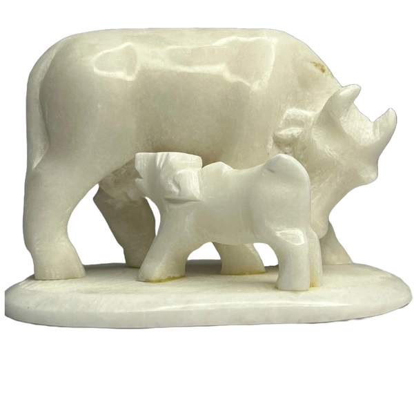 Stone cow & Calf child 9076