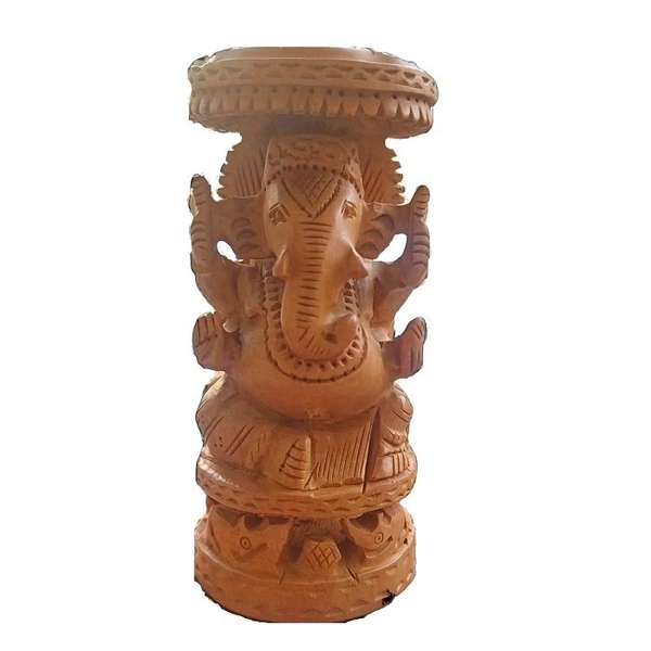 Wooden Raja Ganesh 6" 9077