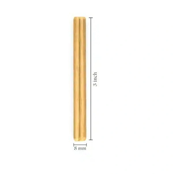 Brass Stud (8mm x 3 Inch ) MOQ 3 Pcs 