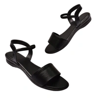 STEPEE Flat formal sandals for women with soft and casual look - Black