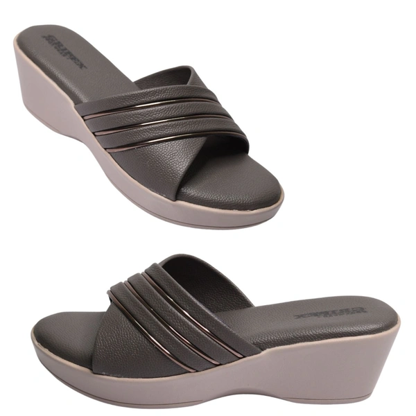 Stepee Soft Pillow Comfort Slippers For Women - Gray