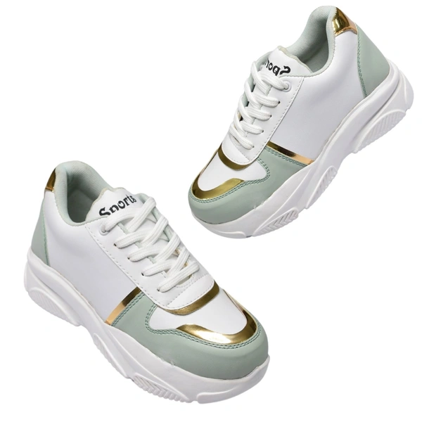 Stepee Women and Girls Sports Walking Shoes - Green