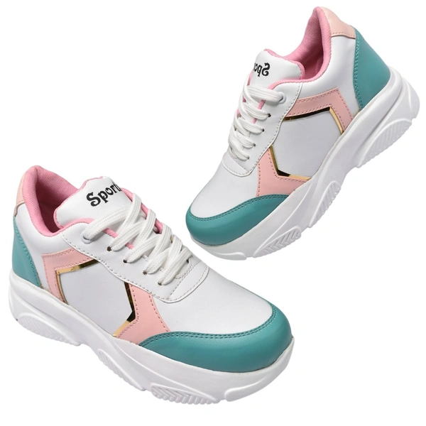 Stepee Sports Shoes Sneaker Cool Design for Women & Girls - Green
