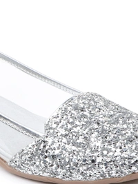 Stepee Women Bellies- 6 Pair set - Silver
