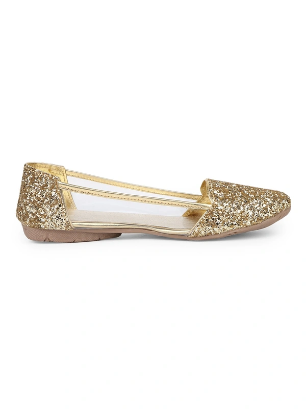 Stepee Women Bellies- 6 Pair set - Golden