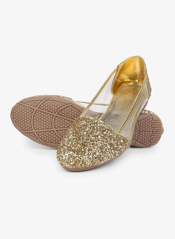 Stepee Women Bellies- 6 Pair set - Golden