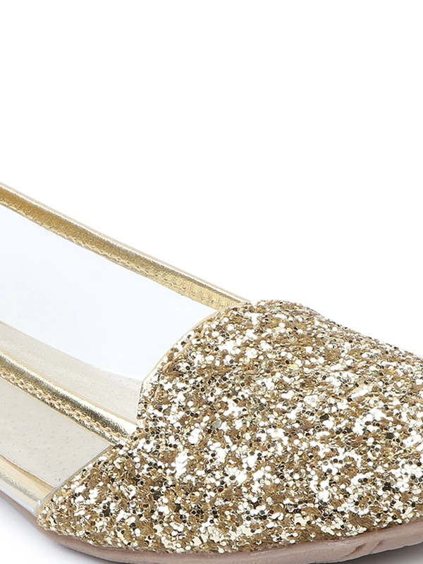 Stepee Women Bellies- 6 Pair set - Golden