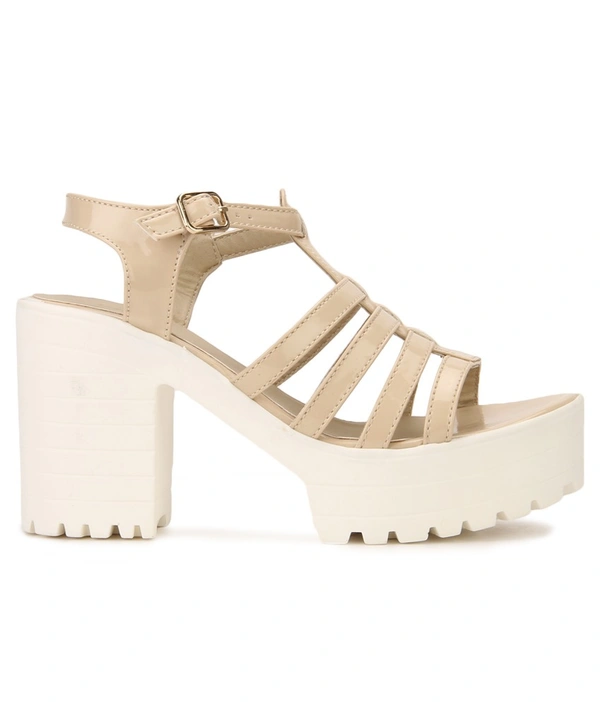 Stepee Women Heel -6 Pair set - Cream
