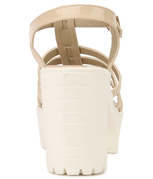 Stepee Women Heel -6 Pair set - Cream