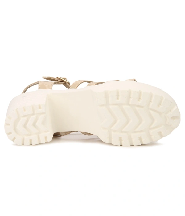 Stepee Women Heel -6 Pair set - Cream