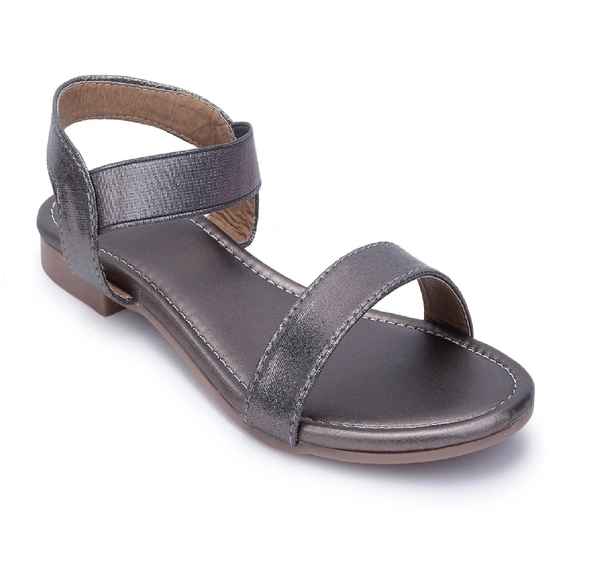 Stepee Flat Sandal -6 Pair set - Grey