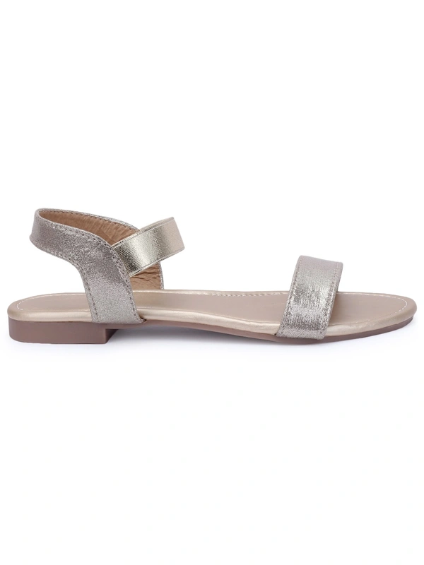 Stepee Flat Sandal -6 Pair set - Golden