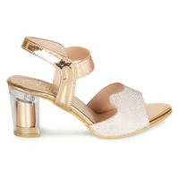 Stepee Glass heel- 6 Pair Set - Rose Gold