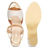 Stepee Glass heel- 6 Pair Set - Rose Gold