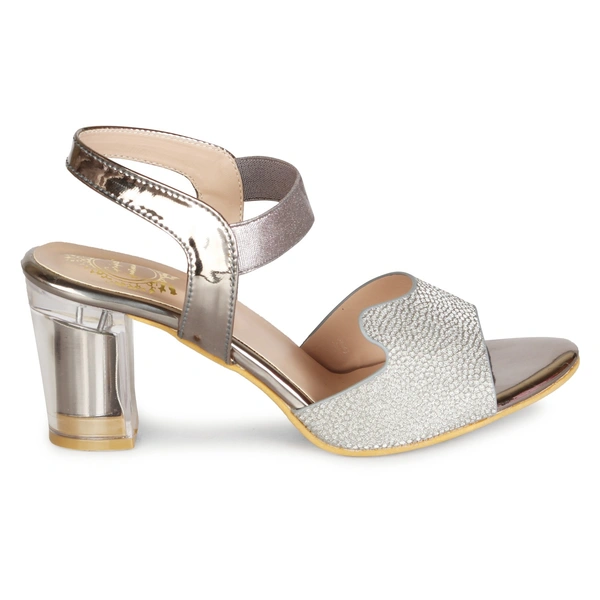 Stepee Glass heel- 6 Pair Set - Grey
