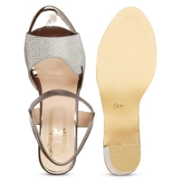 Stepee Glass heel- 6 Pair Set - Grey