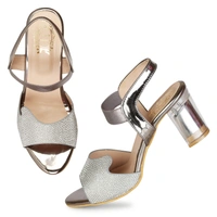 Stepee Glass heel- 6 Pair Set - Grey