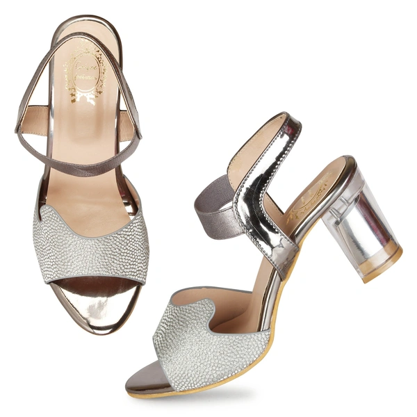 Stepee Glass heel- 6 Pair Set - Grey