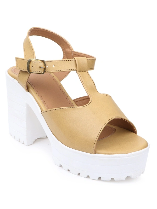 Stepee Women Heel-6 Pair set - Beige