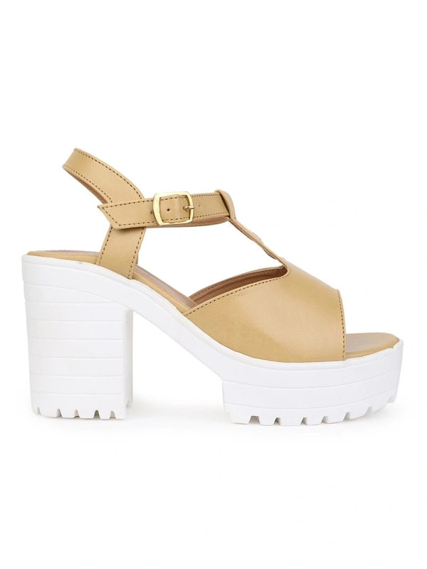 Stepee Women Heel-6 Pair set - Beige