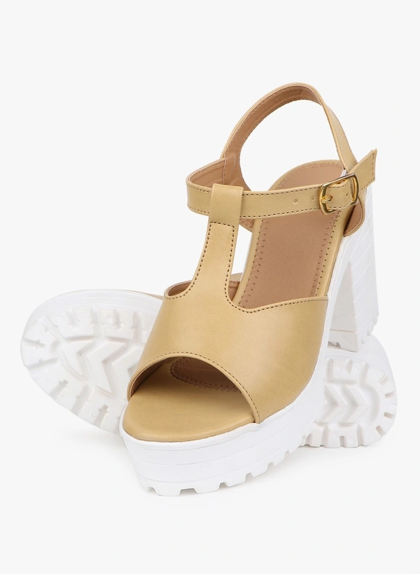 Stepee Women Heel-6 Pair set - Beige
