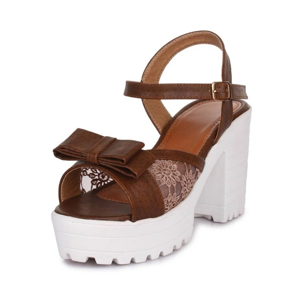 Stepee Women Heel -6 Pair set - Brown