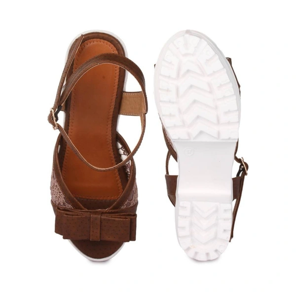 Stepee Women Heel -6 Pair set - Brown