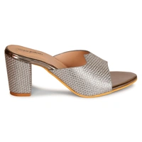Stepee Grey Fancy Slippers 6 Pair set - Grey