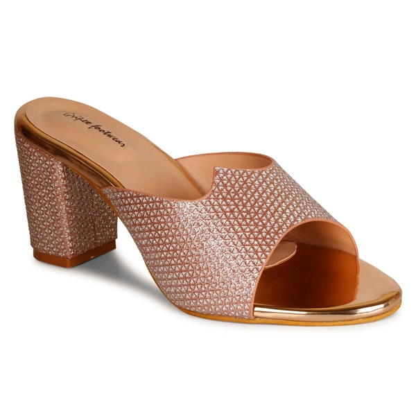 Stepee Sultan Fancy Slippers 6 Pair set - Rose Gold