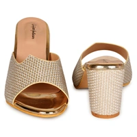 Stepee GoldenFancy Slippers 6 Pair set - Golden