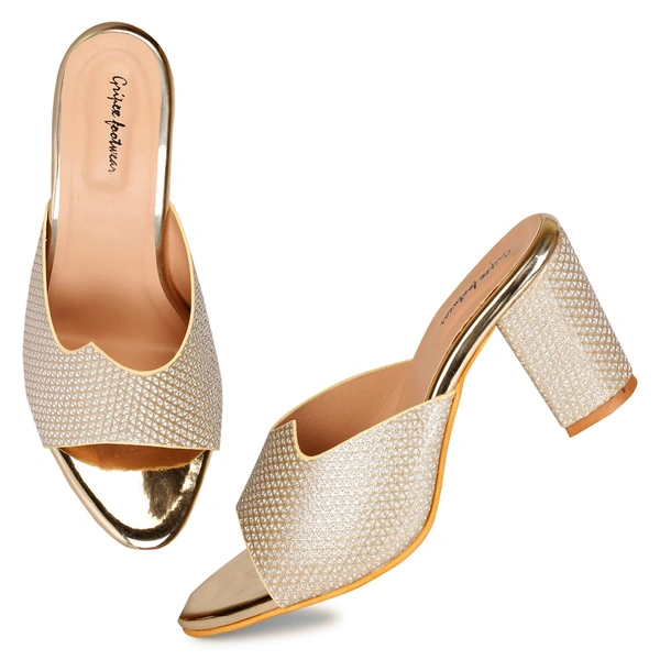 Stepee GoldenFancy Slippers 6 Pair set - Golden