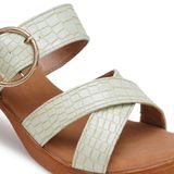 Stepee Sea green 2 inch heel Slippers for women - 6 pair set - Sea green