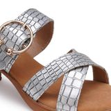 Stepee Grey 2 inch heel Slippers for women - 6 pair set - Grey