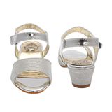 Stepee Silver Heel Kids sandals- 8 Pair set - Silver