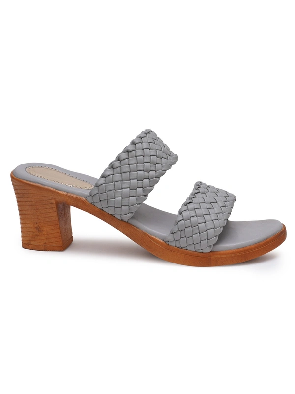 Stepee Grey Casual heel slipper 6 pair set - Grey