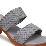 Stepee Grey Casual heel slipper 6 pair set - Grey