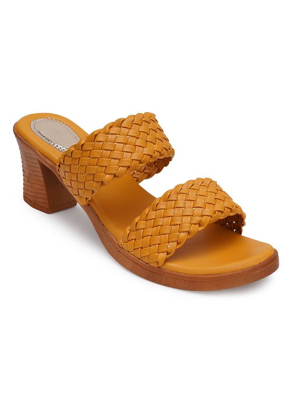 Stepee Grey Casual heel slipper 6 pair set - Yellow