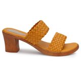 Stepee Grey Casual heel slipper 6 pair set - Yellow
