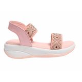 Stepee Pink Kids sandal with siroski  8 Pair set - Sea Pink