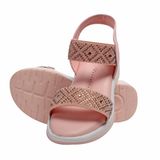 Stepee Pink Kids sandal with siroski  8 Pair set - Sea Pink
