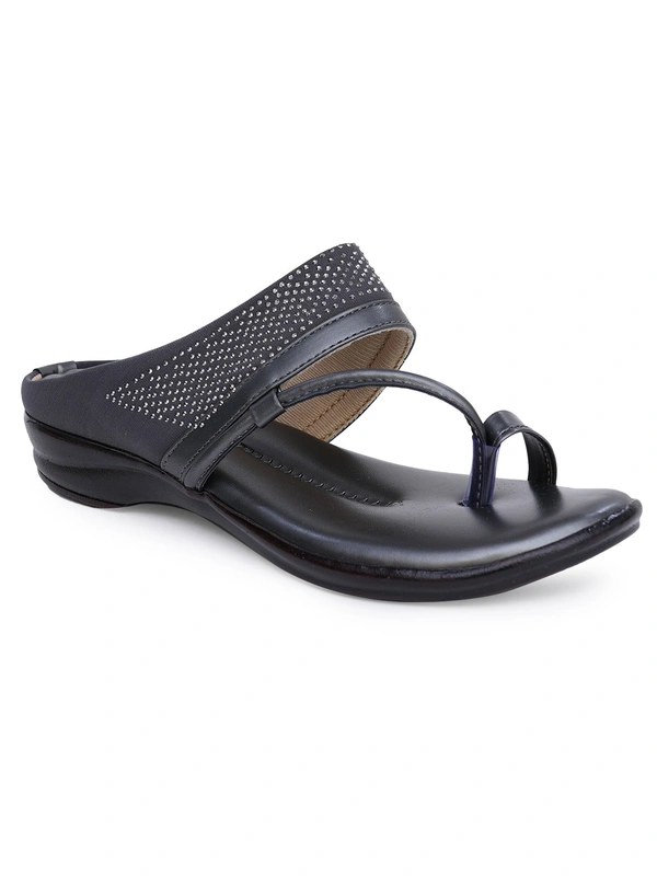 Stepee Grey Comfort Siroski slipper 6 pair set - Grey