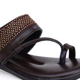 Stepee Brown Comfort Siroski slipper 6 pair set - Brown Brown