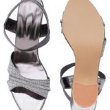 Stepee Grey partywear Bridal heels 6 pair set - Star Dust