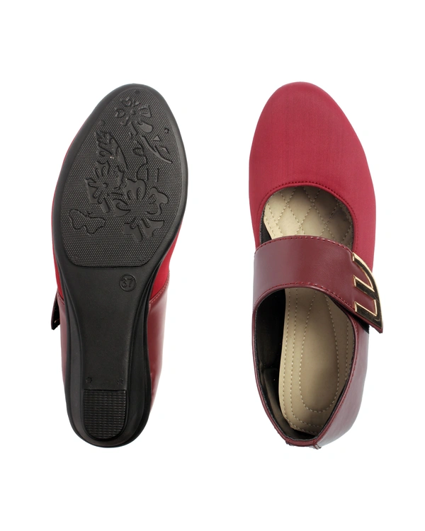 Stepee Cherry Fomal belly with memory insole 6 Pairset - Cherry